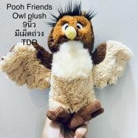 ราคา ตุ๊กตา นกฮูก ในวินนี่เดอะพูห์ Disney Store Exclusive OWL ขนาด9นิ้ว Bean Bag Winnie the Pooh มีเม็ดถ่วง ป้ายTDR ขนสวยเงา (16348020962)