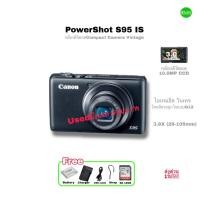 ราคา Canon PowerShot S95 Digital Compact Camera 10MP CCD กล้องดิจิตอล โทนสีถูกใจคล้าย G12 Zoom 3.8X IS มีกันสั่น มือสอง Used (29190103150)