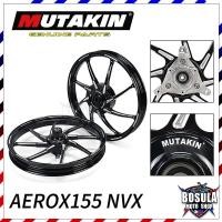 ราคา MUTAKIN ล้อแม็ก 801 RIM ล้อแม็กคลิก สำหรับ YAMAHA AEROX155 NVX ล้อแม็กพร้อมลูกปืนบูช ล้อแม็ก 1.6*1.6 ขอบ17 (42579735763)