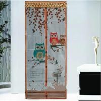 ราคา ผ้าม่านกันยุง ลายนกฮูก สีน้ำตาล ขนาด90*210ซม. (317292069)