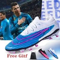 ราคา 【 ⚡ ส่งจากไทย ⚡ 】 ⚽ ผู้ชาย CR7 Spikes AG Long Spike Low Top รองเท้าฟุตบอลผู้ใหญ่กีฬากลางแจ้งรองเท้าฟุตซอล (26912548953)