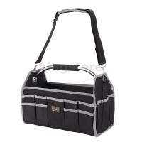 ราคา กระเป๋าเครื่องมืออเนกประสงค์ Heavy Duty 40x27x22 ซม.ความจุ 20 กก.สีดํา Organizer สแตนเลสสตีลปรับสายคล้องไหล่และกระเป๋าเครื่องมือหลาย (42019134263)