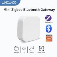 ราคา Tuya Zigbee/บลูทูธเกตเวย์สมาร์ทไร้สาย Hub Gateway เชื่อมต่อ 128 (max) อุปกรณ์ซิกบีสําหรับ Smart Life APP Alexa Home SmartLife (45757803940)