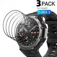 ราคา 1-3 ชิ้นฟิล์มกระจกนิรภัยสําหรับ Amazfit T-Rex Ultra 2 3 Pro นาฬิกาป้องกันหน้าจอสําหรับ Amazfit Active Edge 3 พรีเมี่ยมป้องกันกระจกโค้งสีดําขอบฟิล์ม (56807458584)