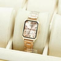 ราคา นาฬิกาข้อมือผู้หญิง OMQ แท้ รหัส GG502 หน้าปัดทรงเหลี่ยม สายเลส มีหลายสี (42162280573)
