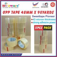 ราคา Sweettape Pioneer OPP Tape / Packing Tape / Clear Packing Tape (48mm x 90 หลา) (23468844224)
