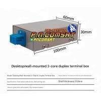 ราคา กล่องเก็บสายไฟเบอร์ พร้อมสายสไปรท์ SC/UPC 6 Ports 6 Cores Fiber Optic Patch Panel (100x60x30mm) (50407542736)