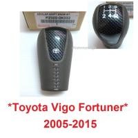 ราคา แท้ศูนย์ หัวเกียร์ 5สปีด Toyota Vigo Fortuner 2005 - 2015 โตโยต้า วีโก้ ฟอร์จูเนอร์ แชมป์ Champ เกียร์กระปุก ลายเคฟล่า (15600811683)