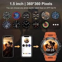 ราคา ❥ Xiaomi 1.5 "บลูทูธ GPS สมาร์ทนาฬิกาผู้ชาย 120 + กีฬาฟิตเนส Tracker Health Monitor Smartwatch (26479735319)