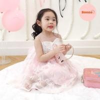 ราคา เดรสสีชมพู เดรสลูกไม้สีชมพู เดรสลูกสาวสีชมพู ชุดลูกสาวใส่ออกงาน Boone Kidswear (29381472497)