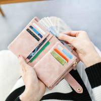 ราคา ใหม่ กระเป๋าสตางค์หนัง ใบสั้น แบบพับสามทบ มีช่องใส่บัตรหลายช่อง ใส่เหรียญได้ สําหรับผู้หญิง (17780883558)
