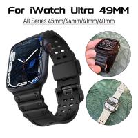 ราคา Casio สายนาฬิกาข้อมือซิลิโคน TPU แบบเปลี่ยน สําหรับ iWatch Ultra Series 8 7 6 5 4 3 SE2 49 มม. 45 มม. 41 มม. 44 มม. 40 มม. (20659134751)