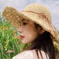ราคา หมวกสานปีกกว้าง ทรงพับใส่กระเป๋าได้ (หมวกผู้ใหญ่) (16938975311)