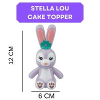 ราคา เค้ก topper กระต่ายพลาสติกของเล่นสัตว์ของเล่น Stella Lou ตุ๊กตาเค้ก topper ตกแต่งวันเกิด Star 露玩 Doll蛋装饰/摆蛋古件 (20489039067)