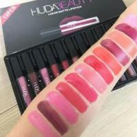 ราคา ลิปเซต HUDA BEAUTY เซต 12 สี พร้อมส่ง สีสวย ส่งฟรี (895996381)