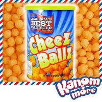 ราคา ⭐️[ของใหม่ เดือน11/68]⭐️ อเมริกาชีสบอล Cheez ballz 85กรัม Cheese America's Best ขนมทอดกรอบรสชีส นำเข้าจากอเมริกา (12144636666)