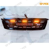 ราคา กระจังหน้า Toyota Fortuner 2004 2005 2006 2007 GR สีดำเงา ไฟส้ม กระจังหน้าแต่ง ฟอร์จูน [ LA ] (42228546082)