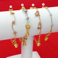 ราคา สร้อยข้อมือสามกษัตริย์ 3K ห้อยกระพรวน คละแบบ ความยาว 6 นิ้ว 7 นิ้ว สร้อยข้อมือทอง สร้อยแฟชั่น ทองไมครอน ทองชุบ ทองปลอม (8894371284)