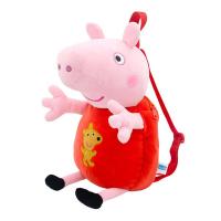 ราคา ของแท้ Piggy Peppa ของเล่นตุ๊กตากระเป๋าเป้สะพายหลัง George กระเป๋านักเรียนเด็กกระเป๋าเป้สะพายหลัง Peppa ของขวัญวันเกิด (52657227360)