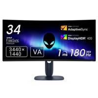 ราคา Alienware AW3425DWM Gaming Monitor 1500R WQHD 3440x1440 HDR400, VA Panel, 180hz 1ms AMD FreeSync Premium, AdaptiveSync (29030643464)