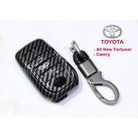 ราคา เคสเคฟล่ากุญแจรีโมทรถยนต์ เคสกุญแจ เคสคาร์บอนเคฟล่ากุญแจ Toyota รุ่น All New Fortuner / Camry (ดำเงา) (7617438171)
