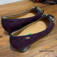 ราคา ผู้หญิง Quilted Round Toe Chunky Block Heel Pumps with Chain Bow Detail anca USA (Anca Pump Shoes Quilted) (28515223857)