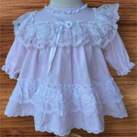 ราคา เดรสสไตร์วินเทจ(สีชมพูพาสเทล)สินค้าพร้อมส่ง (27870473540)