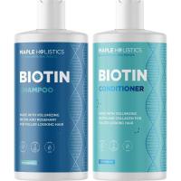 ราคา Rosemary Biotin Shampoo and Conditioner Set - Volumizing Shampoo and Conditioner for Thinning Hair for Women & Men with Nourishing B Vitamins - Color Safe Sulfate Paraben & Silicon (47757875517)