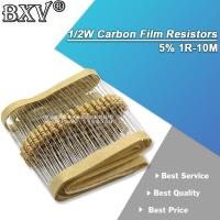 ราคา 50PCS Carbon Film Resistors 1/2W 5% 1K- 91K แหวนสีความต้านทาน 2K 10K 20K 30K 36K 47K 56K 68K 91K (41016319469)