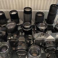 ราคา กล้องฟิล์ม SLR -Minolta-Canon-Pantax-Konica (17647262930)