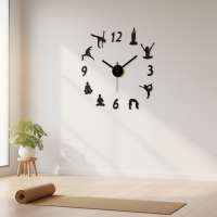 ราคา 1 ชิ้น นาฬิกาแขวนผนังสีดําขนาด 40 ซม. เงียบ DIY เหมาะสําหรับห้องนั่งเล่น ห้องนอน โต๊ะทํางาน ติดผนัง ตกแต่งบ้าน (52150667451)