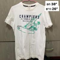 ราคา เสื้อยืด cc-oo ของแท้ % ไซร์ s ชาย (18921789801)