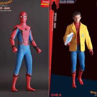 ราคา Toys 12นิ้ว Crazy Spider-Man กลับไปโรงเรียน Ji Tony Stark Iron Man 47โมเดลต (26853928204)