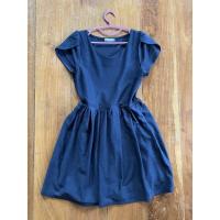 ราคา เดรสสีกรม ผ้ายืด มีซับใน (15379111454)