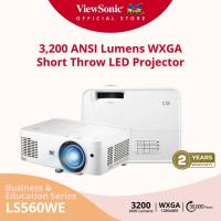 ราคา Viewsonic LS560WE 3,200 ANSI Lumens WXGA Short Throw LED Business/Education Projector(โปรเจคเตอร์) (27002838078)