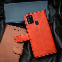 ราคา SAMSUNG พรีเมี่ยมหรูหราหนังเคสโทรศัพท์สําหรับSamsung Galaxy M31 M30s Prime M21 2020 2021 SM-M307FN DS SM-M315F Flip-Topกระเป๋าสตางค์ในตัวผู้ถือบัตรKickstandกันกระแทก (55956609555)