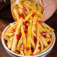 ราคา ฟาร์มเฮาส์หน่อไม้เผ็ด 238ก ขวดแก้วหูหนานพิเศษหน่อไม้คั่วสดหน่อไม้ไผ่เทนเดอร์หน่อไม้แห้งผักดอง (57307258879)