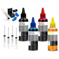 ราคา 4 Bottle 100ml Bottle Ink For Canon MG2540 MG2540S MG 2540 2540S PIXMA TS3140 MG3040 IP445 MG2940 MG2942 Refill Ink kits (29960317480)