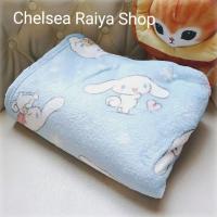 ราคา Sanrio Cinnamoroll Blue Character Soft ผ้าห่ม 150x200 ซม.Cinnamorol Cinamoroll Cinnamonroll Kawaii (44003787571)
