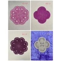 ราคา [พร้อมส่ง] ผ้าปูโต๊ะ รองแจกัน รองแก้ว โครเชต์ ดอยลี่ 6-8” (22975290622)
