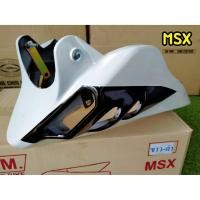 ราคา อกไก่ ทรงฉลาม สีขาว-ดำ Msx125 , MSX SF ,Demon125 พร้อมขาจับ (6256189625)