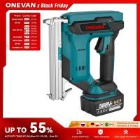 ราคา ONEVAN F30G Electric Nail Gun Nailer Stapler Framing Nailer Tacker Furniture Staple Gun Woodworking (41776865537)