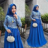 ราคา Dress ออกงานชุดอิสลามพร้อมส่ง งานผ้าชีฟอง (42264944723)