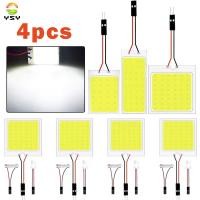 ราคา 4pcs T10 W5W หลอดไฟ LED C5W Festoon ไฟ LED 31 มม.36 มม.39 มม.41 มม.COB สีขาวภายในรถโดมอ่าน Trunk โคมไฟ 12V 24V (48207323728)