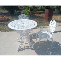 ราคา ชุดสนามอัลลอย เฟอร์นิเจอร์สนาม ลายองุ่น โต๊ะ1 เก้าอี้2 (22020534570)