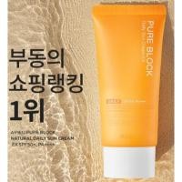 ราคา A'pieu Pure Block : Sunblock, Natural Daily Sun Cream EX. SPF 50 PA+++ (2062858890)