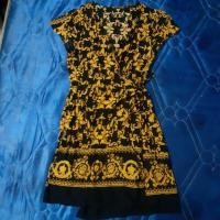 ราคา ชุดกระโปรง Versace ลาย เดรสสั้นผูกเอว (6713429046)