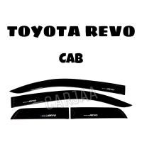 ราคา คิ้ว/กันสาดรถยนต์ รีโว่ (แค็บ/4 ประตู) Toyota Revo (8713761449)