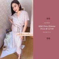 ราคา Dkomuela kimono Dress Flower // ชุดกิโมโน // ชุดสตรี (9929410945)