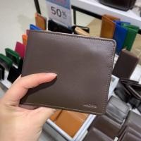 ราคา กระเป๋าสตางค์ชาย Jacob 100% มีที่ใส่เหรียญ หนังแท้ ทนทาน ของแท้จากช็อปมีกล่องและป้ายให้ครบ (1441427484)